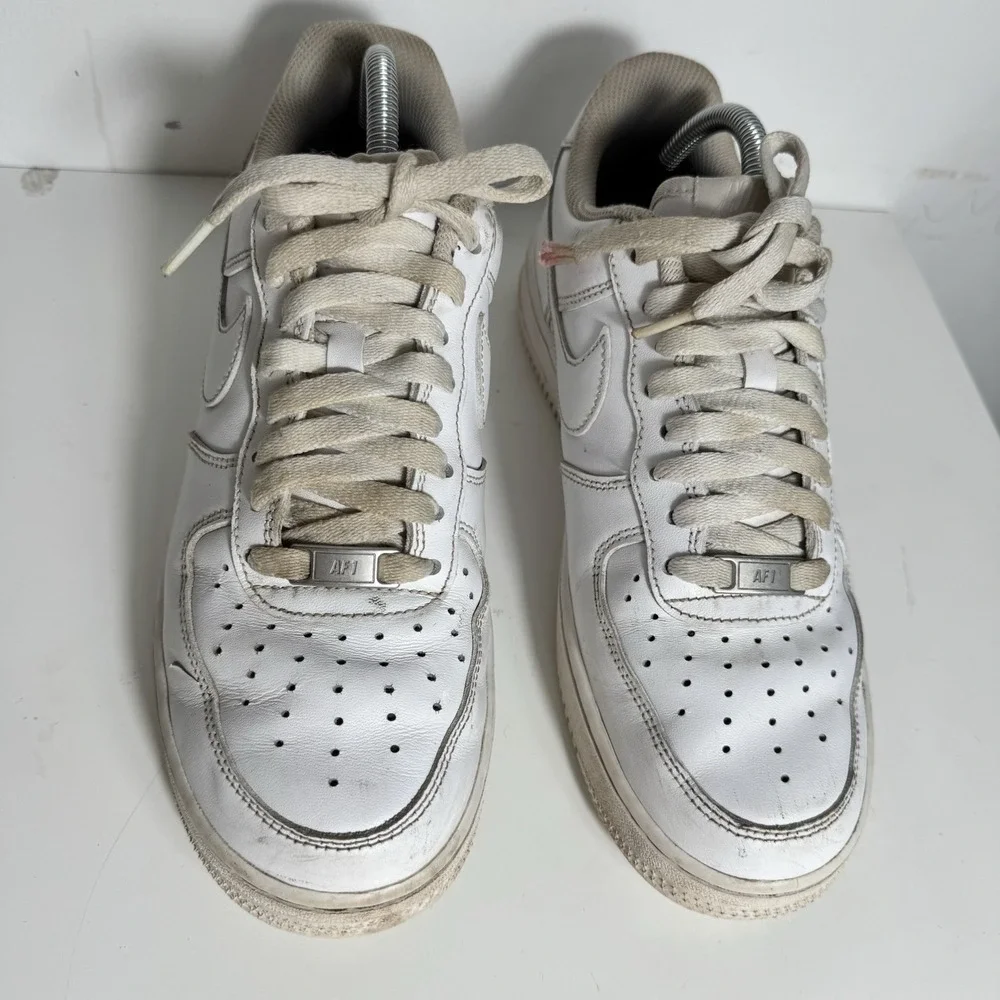 Nike Air Force 1‎ Low White Leather Sneakers Men Size 7.5 Outdoorsy